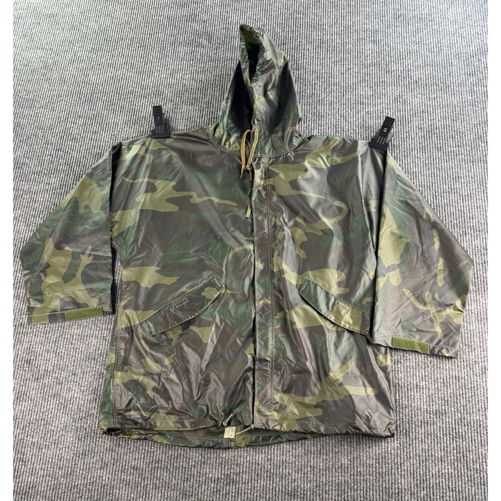 Orc Industries Jacket Medium Camouflage Military Wet Dry Windbreaker Parka